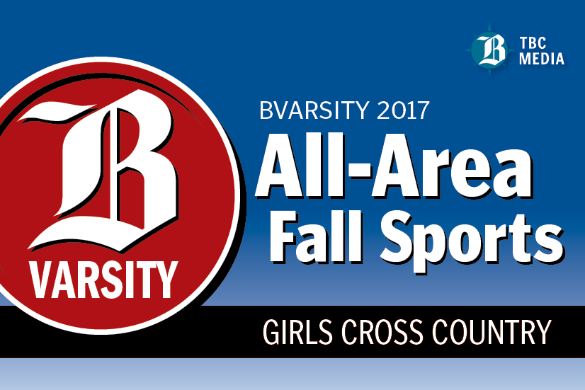 2017 BVarsity Girls Cross Country All-Area Team graphic
